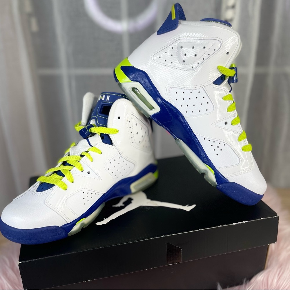 Air Jordan 6 Retro GG “Fierce Green” 💚💗💙